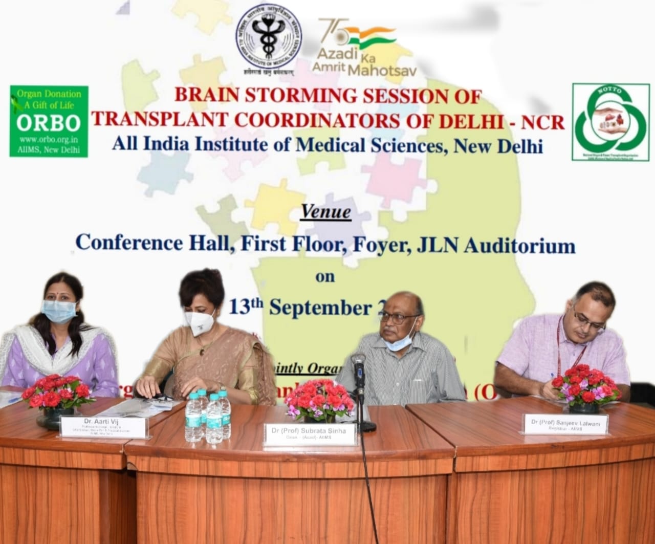 Brain Storming Session of Transplant Coordinator of Delhi – NCR